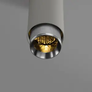 Lampa wisząca punktowa Exhaust Linear Szara ze m – Szary
