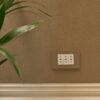 Grove 3-Module 3x Bipasso Socket – Paintable White