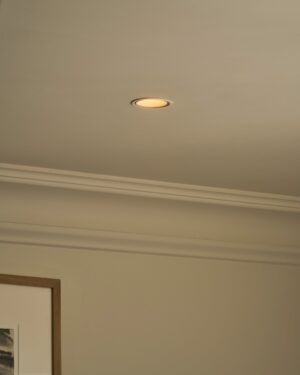 Buxton ognioodporna stała oprawa oświetleniowa typu downlight 35 mm – Do malowania