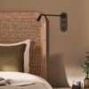 Sloane lampka do czytania z 2 włącznikami dźwigniowymi oraz USB-C – Brąz