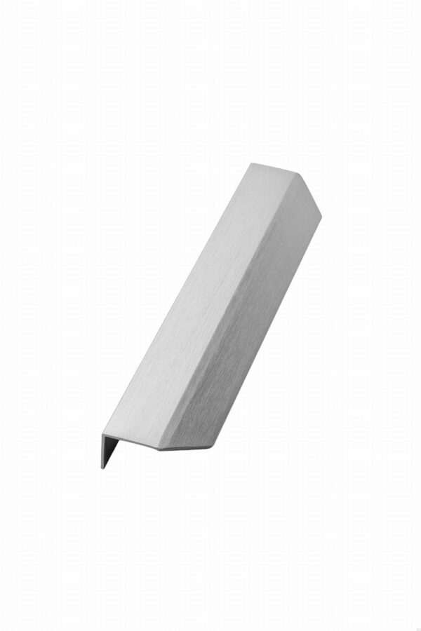 Uchwyt meblowy krawędziowy Blaze 2 2x80 Aluminiowy Srebrny