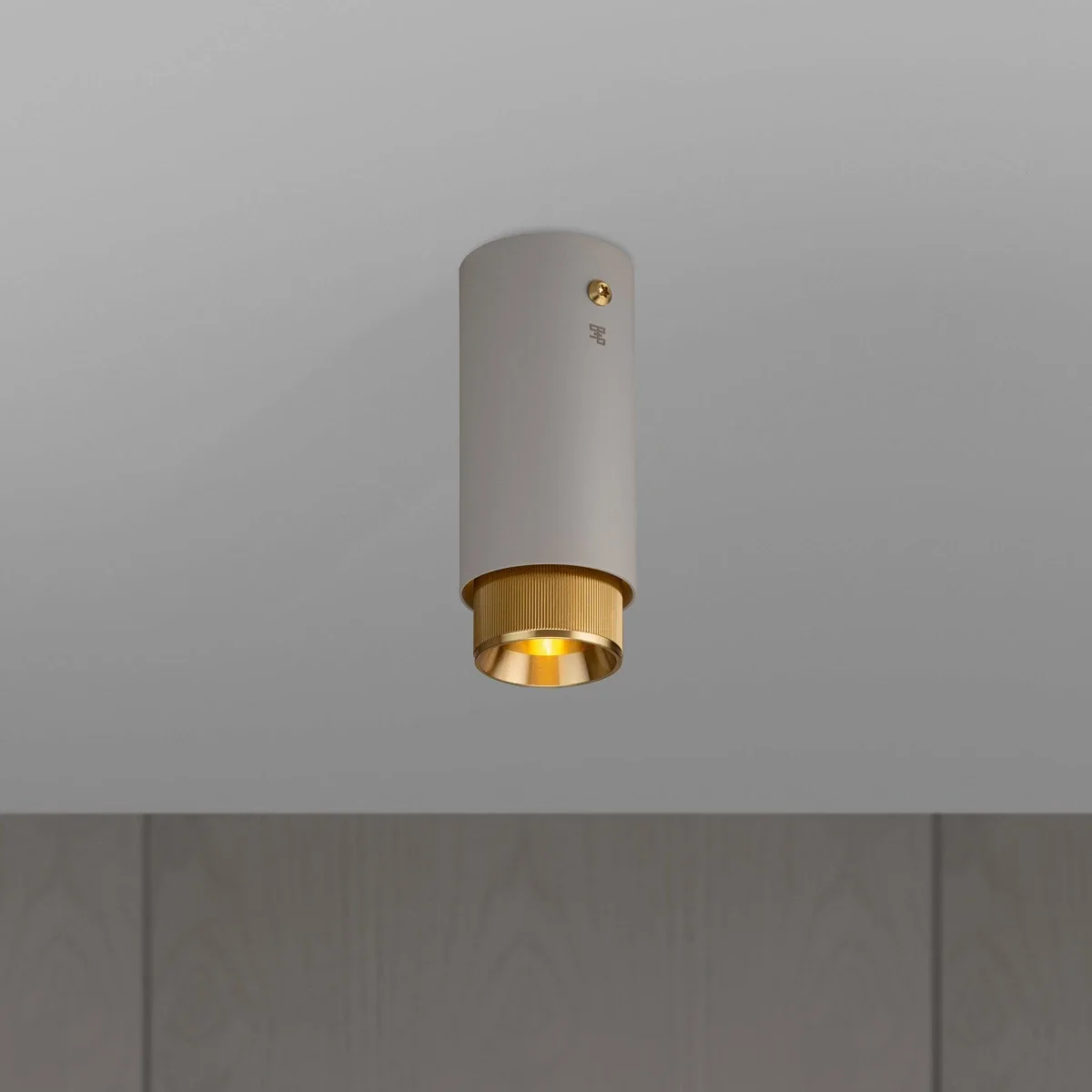 Lampa sufitowa punktowa Exhaust Linear Szara ze m – Szary