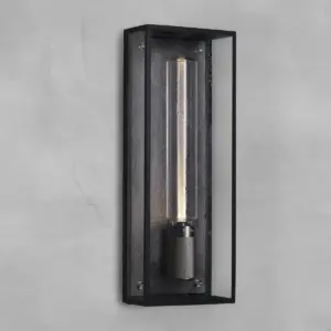 Lampa ścienna Caged Wet L – Czarny
