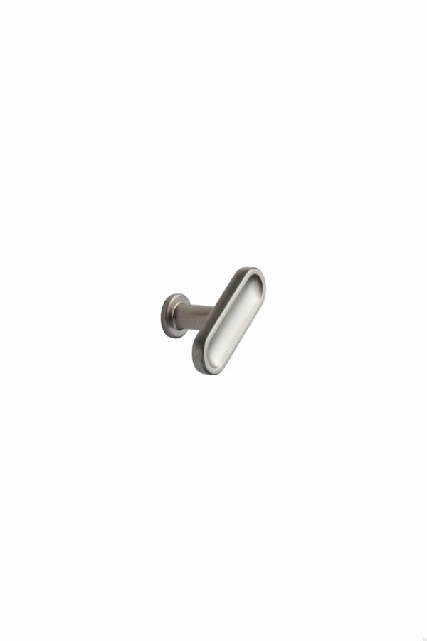 Gałka meblowa T-Bar Chateau T 52 Metalowa Srebrna