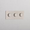 Grove Ściemniacz x 3 w potrójnej ramce – Satynowy nikiel