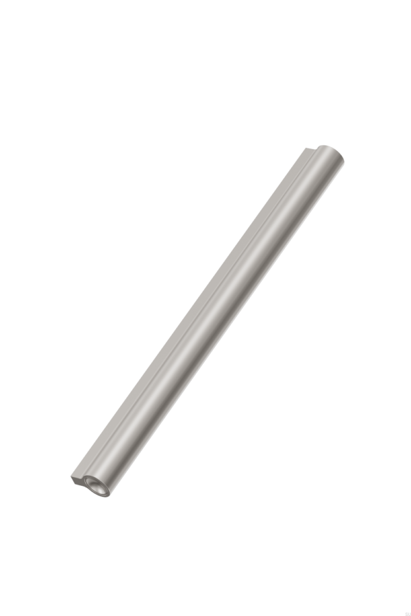Uchwyt meblowy podłużny Lucente 1088 Aluminiowy Srebrny Matowy
