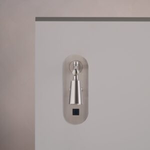 Sloane lampka do czytania z 2 włącznikami dźwigniowymi oraz USB-C – Satynowy nikiel