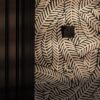 Kew Włącznik hotelowy w pojedynczej ramce – Przezroczysty, Czarny