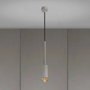 Lampa wisząca punktowa Exhaust Cross Szara z m – Szary