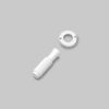 Zestaw detali Toggle Cross – Biały