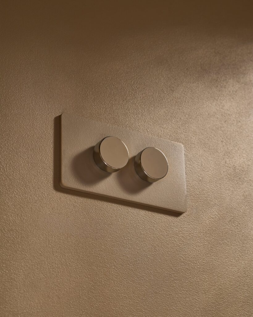 Grove 4-Module 2x Dimmer Switch – Paintable Polished Nickel