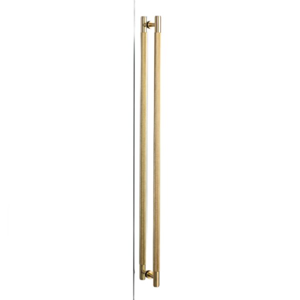 Uchwyt meblowy podłużny dwustronny Pull Bar Cross 724 – Złoty