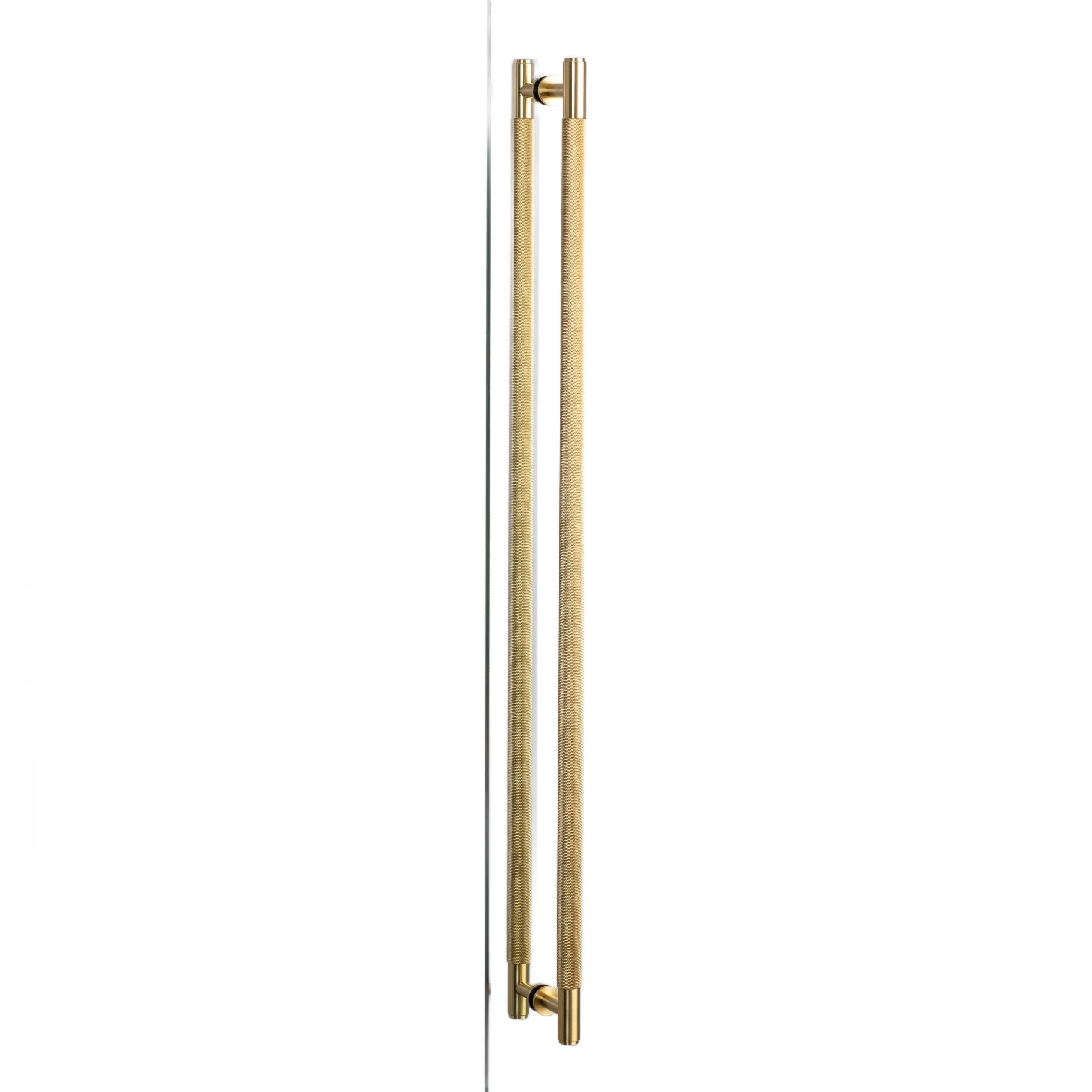 Uchwyt meblowy podłużny dwustronny Pull Bar Cross 724 – Złoty