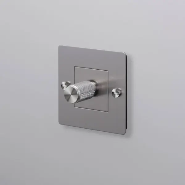 Ściemniacz bez logotypu LED Cross 1G 250W Standard Europejski – Srebrny (EU)