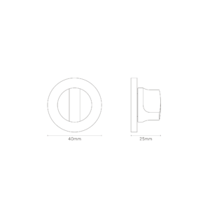Clayton blokada obrotowa – Antyczny mosiądz