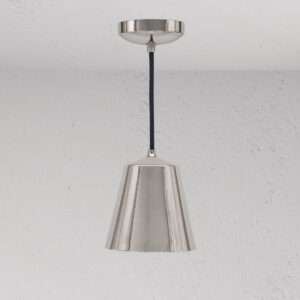 Richmond średnia lampa wisząca – Polerowany nikiel