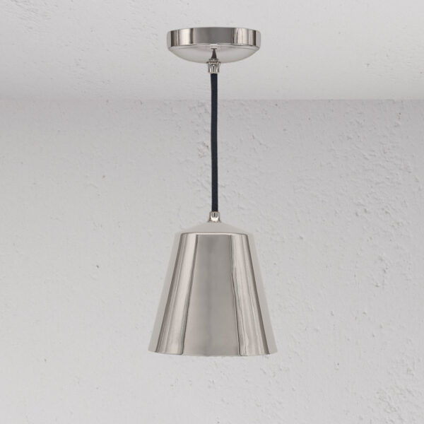 Richmond średnia lampa wisząca – Polerowany nikiel