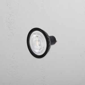 Arthur 70 mm żarówka LED GU10 24°, Czarny