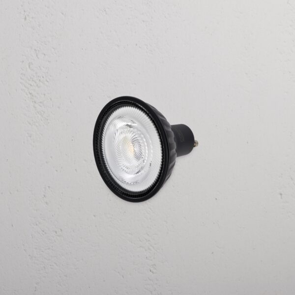 Arthur 70 mm żarówka LED GU10 24°, Czarny