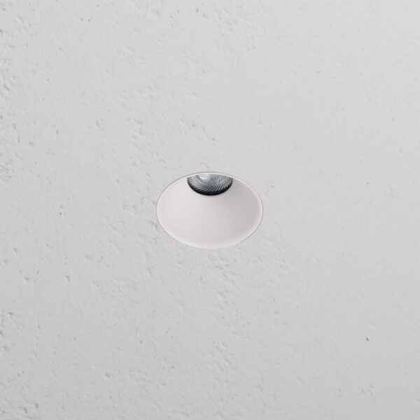 Buxton ognioodporna stała oprawa oświetleniowa typu downlight bez obudowy 35 mm, Biały