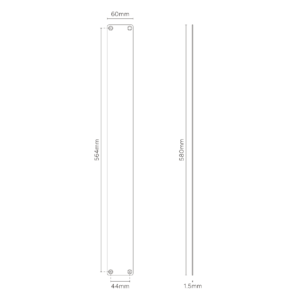 Harper płyta dociskowa 580 mm – Brąz