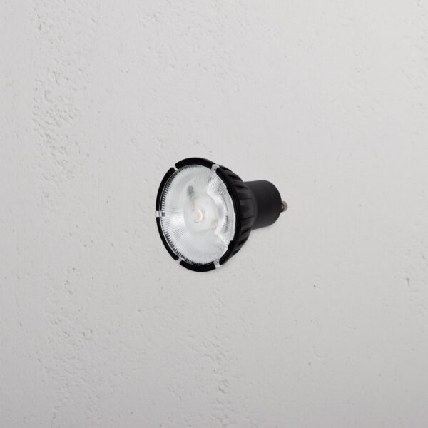 Chester 50 mm żarówka LED GU10 10°, Czarny