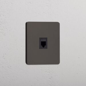 Grove Gniazdo RJ45 w pojedynczej ramce – Brąz, Czarny