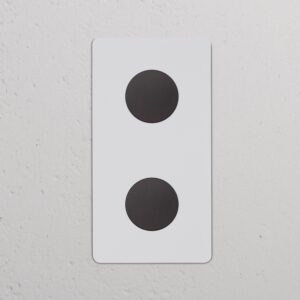 Kew Double 2x Vertical Dimmer Switch – Paintable Bronze