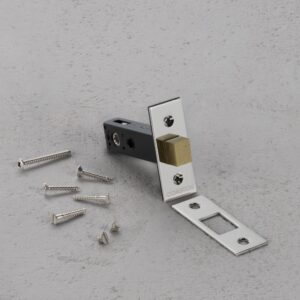 Zamek wpuszczany 60 mm – Polerowany nikiel