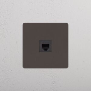 Grove Gniazdo RJ45 w pojedynczej ramce – Brąz, Czarny