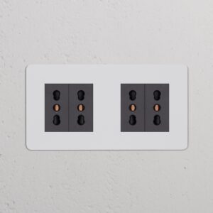 Kew Gniazdo Bipasso x 4 w podwójnej ramce – Do malowania, Czarny