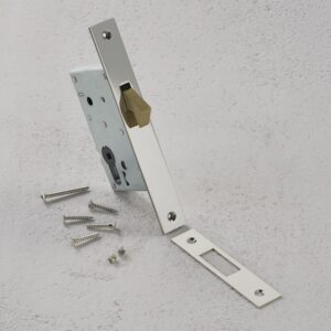 Zamek hakowy 50 mm – Polerowany nikiel