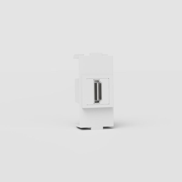 Moduł keystone HDMI, Biały