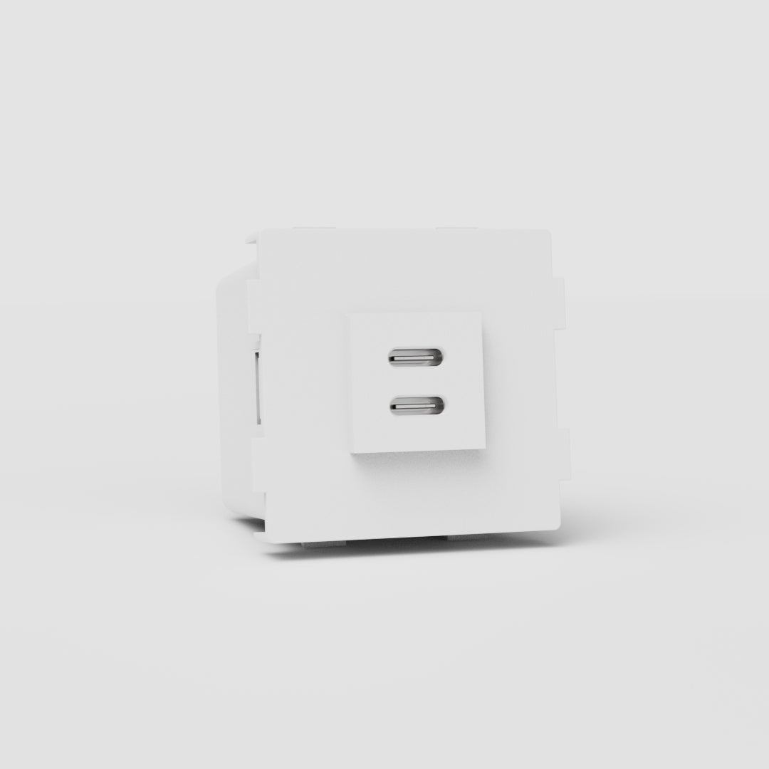 Moduł USB-C 30 W, Biały