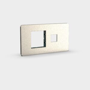 Grove Ramka 4-modułowa z 1 modułem 45 mm i 1 modułem typu Keystone – Satynowy nikiel