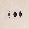 Kew Gniazdo USB-C 30 W i duńskie typu K x 2 w potrójnej ramce – Przezroczysty, Czarny