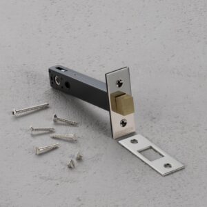 Zamek wpuszczany 100 mm – Polerowany nikiel