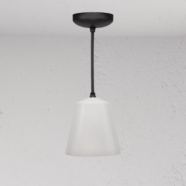 Richmond średnia lampa wisząca z delikatną porcelaną – Brąz