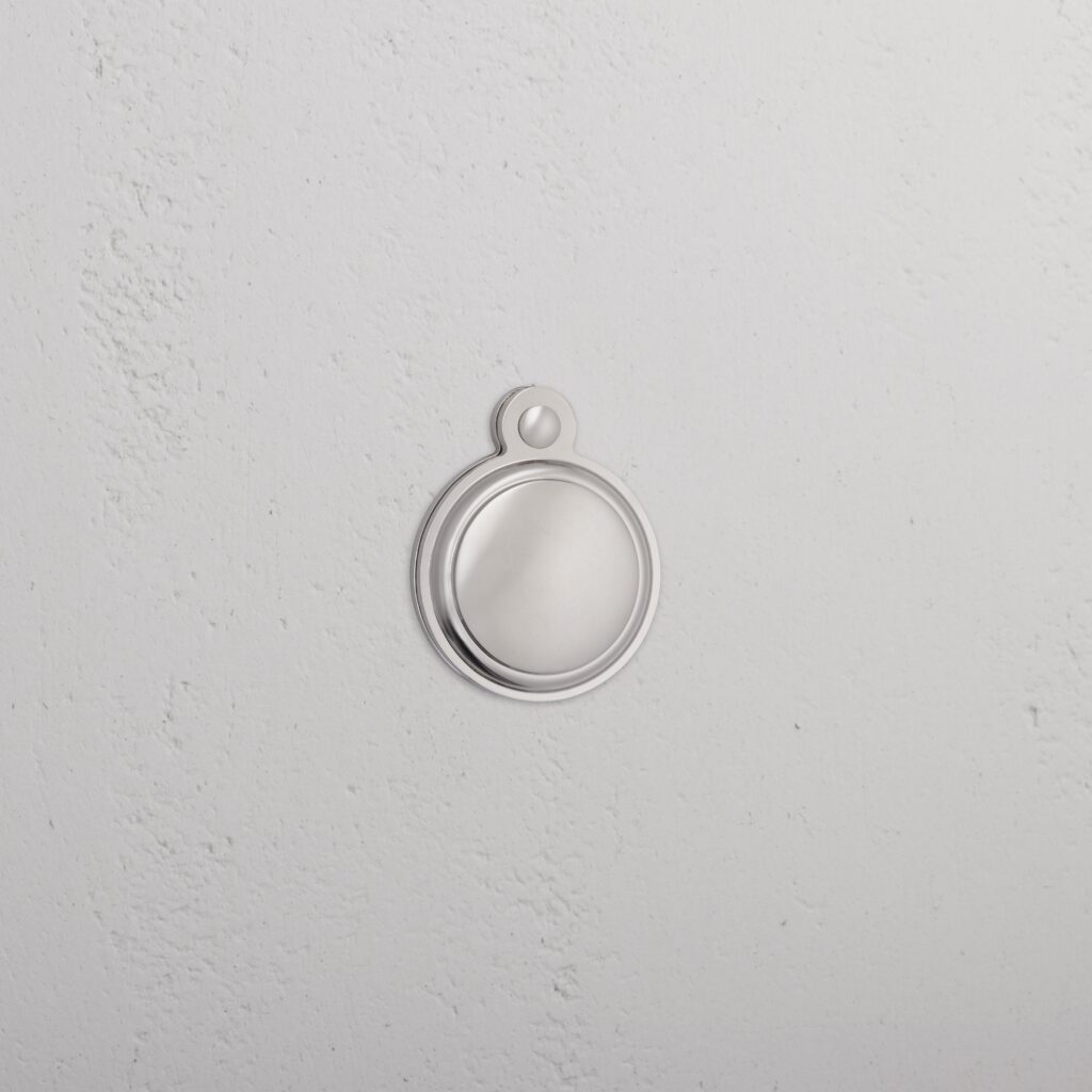 Canning Schlüsselrosette mit Abdeckung – Polerowany nikiel
