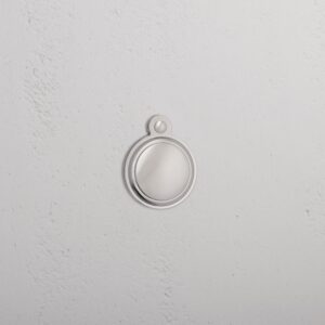 Canning Schlüsselrosette mit Abdeckung – Polerowany nikiel