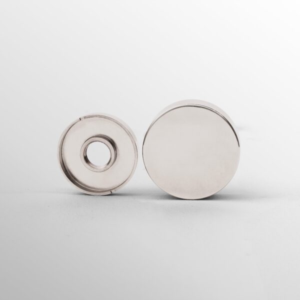 EU Dimmer Knob 35mm – Polerowany nikiel