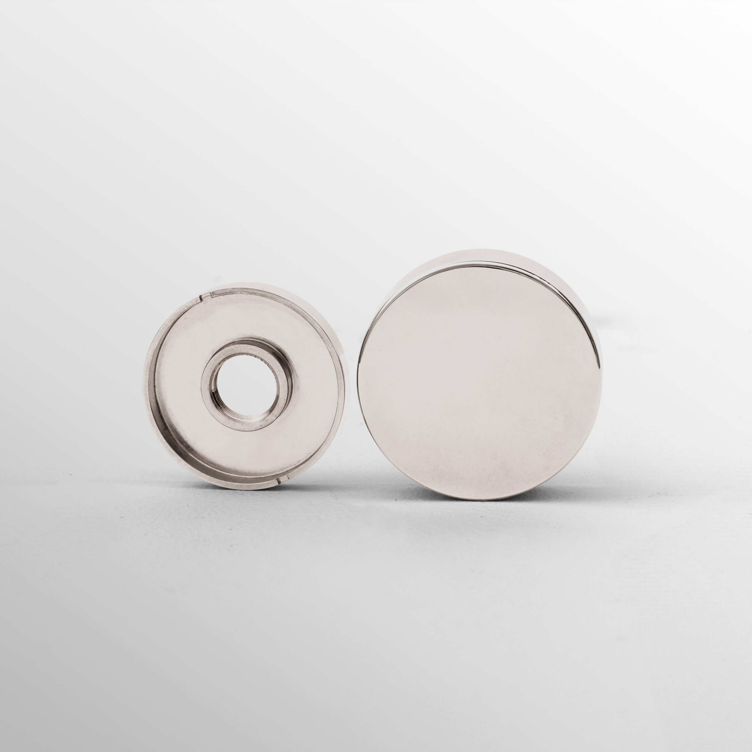 EU Dimmer Knob 35mm – Polerowany nikiel