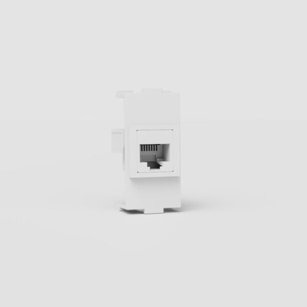Moduł keystone RJ45, Biały