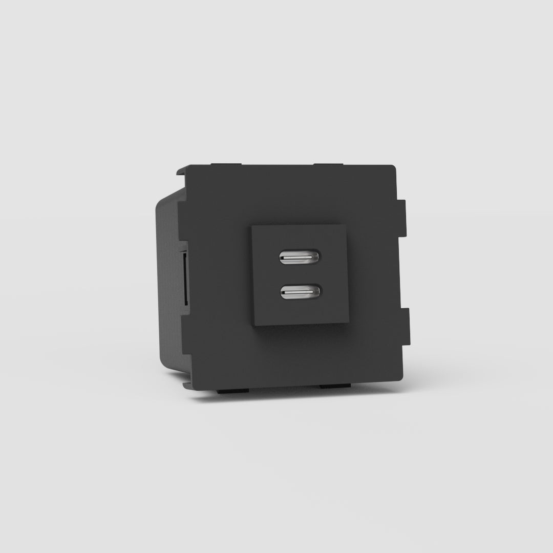 Moduł USB-C 30 W, Czarny