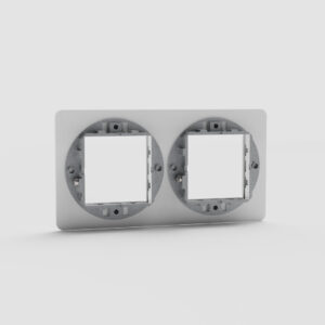 Kew Podwójna ramka modułowa 45 mm – Przezroczysty, Biały