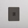 Grove Gniazdo HDMI w pojedynczej ramce – Brąz, Czarny