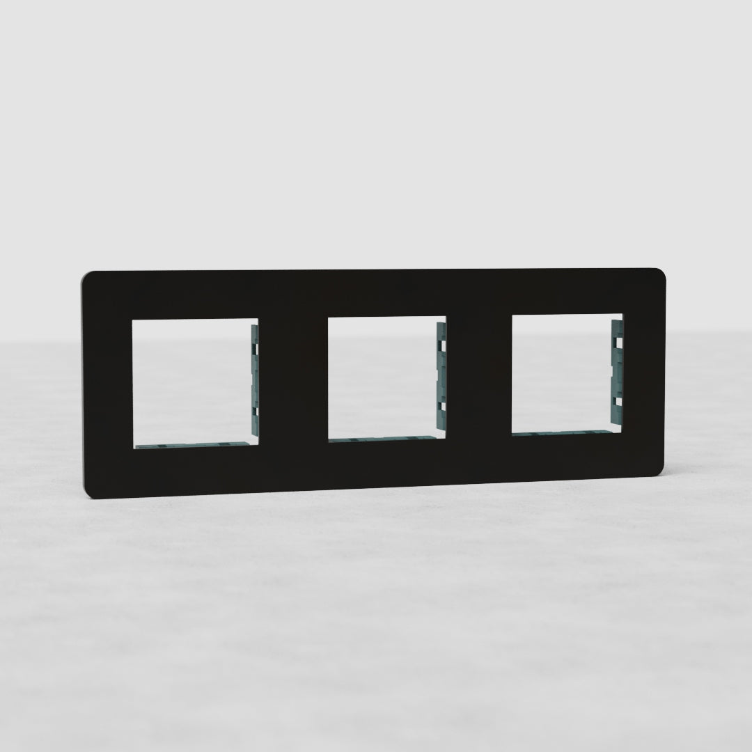Grove Potrójna ramka modułowa 45 mm – Brąz