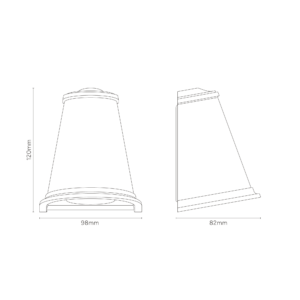 Southwark lampa masztowa – Satynowy nikiel