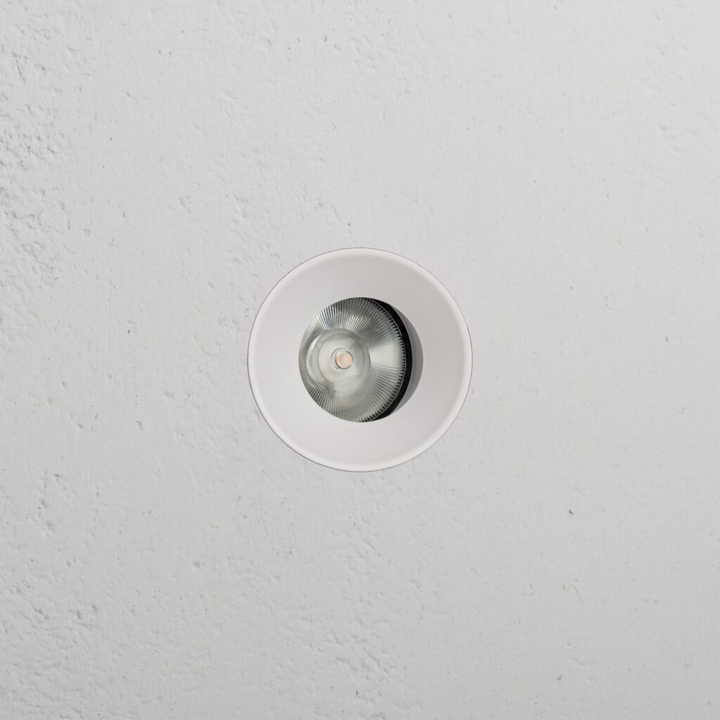 Buxton ognioodporna z możliwością regulacji oprawa oświetleniowa typu downlight bez obudowy 50 mm, Biały
