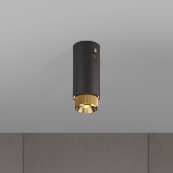 Lampa sufitowa Exhaust Linear Grafitowy – Złoty